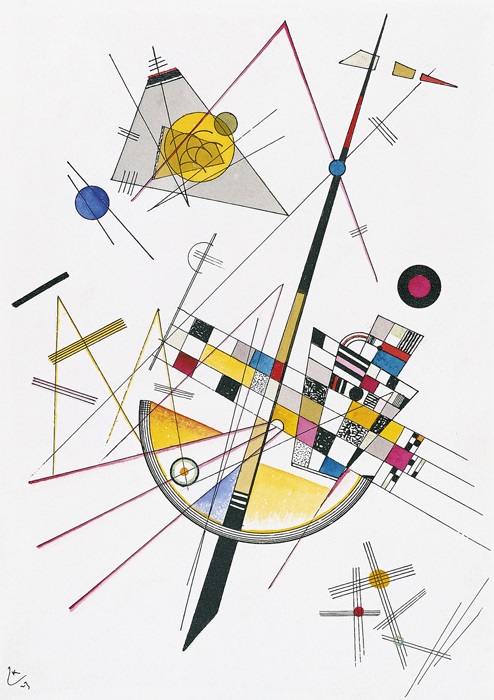 W. Kandinsky: Mild Tension, 1923